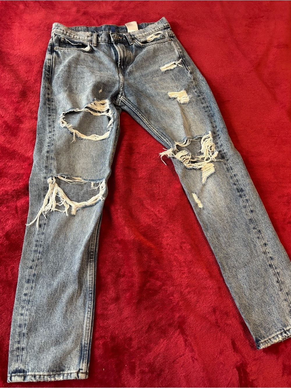 Straight Ripped Jeans - Picture 4 of 17